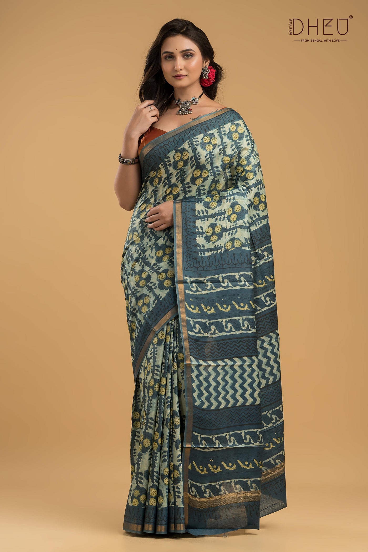 Exclusive Chanderi Multani Silk Saree