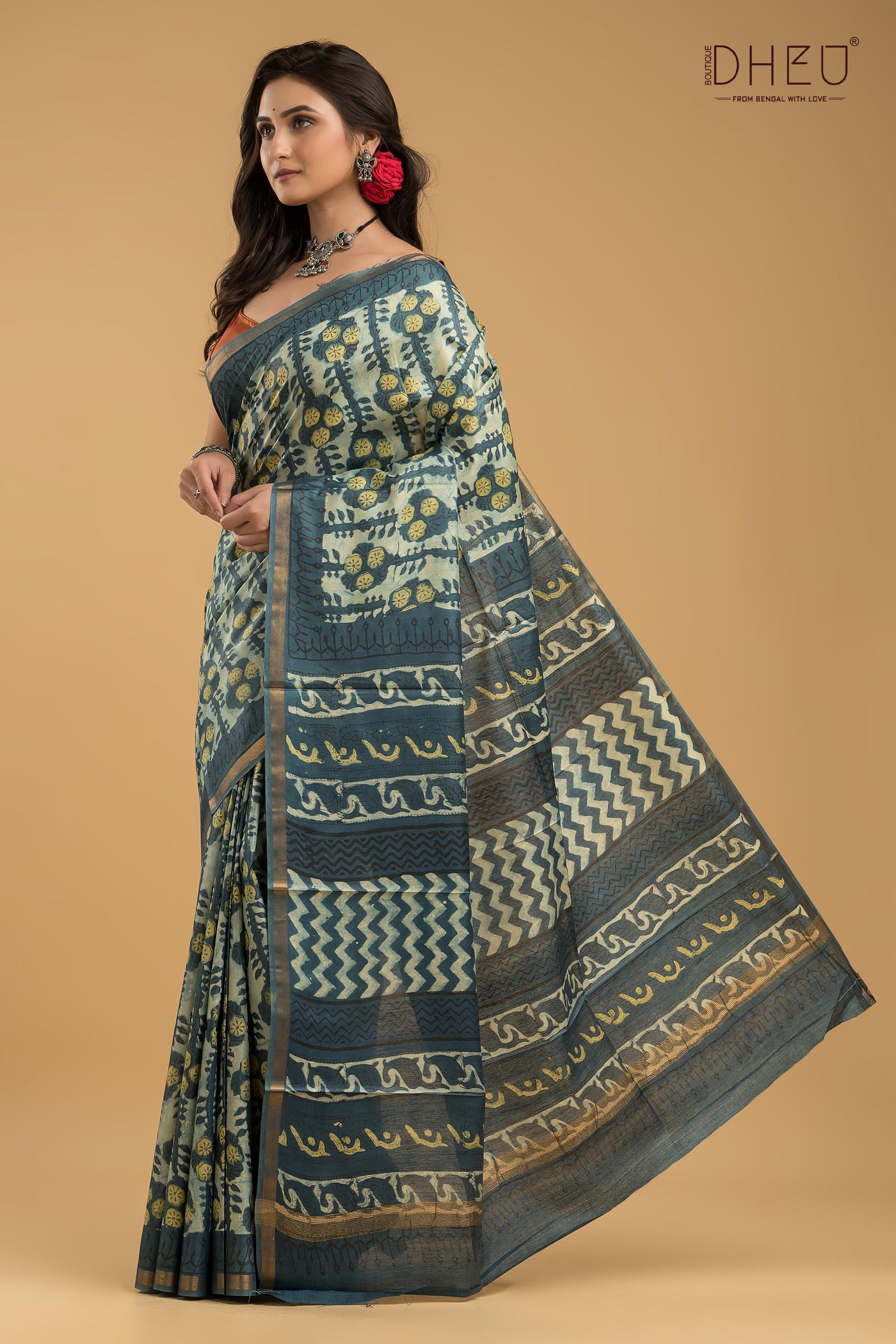 Exclusive Chanderi Multani Silk Saree