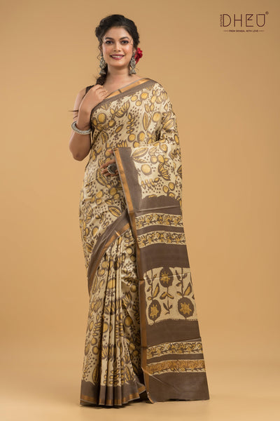 Exclusive Chanderi Multani Silk Saree