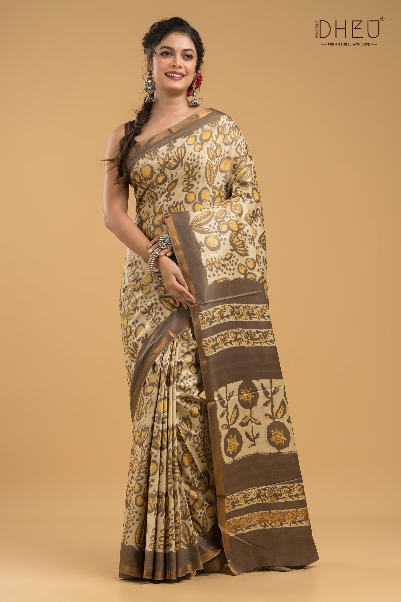 Exclusive Chanderi Multani Silk Saree