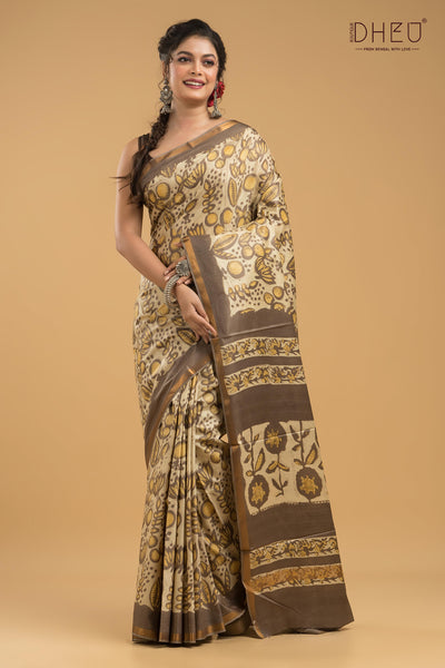 Exclusive Chanderi Multani Silk Saree