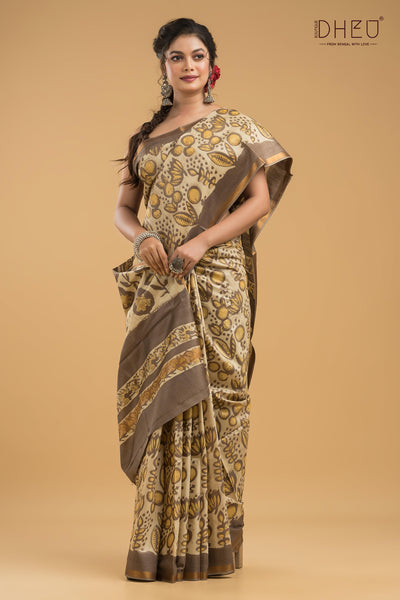 Exclusive Chanderi Multani Silk Saree