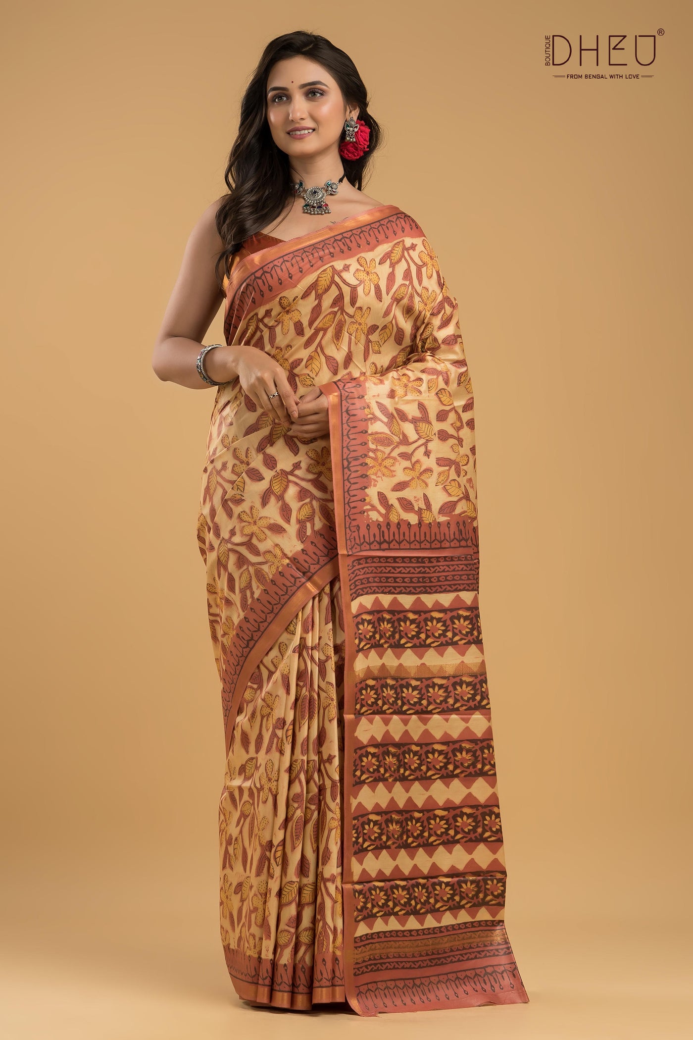 Exclusive Chanderi Multani Silk Saree