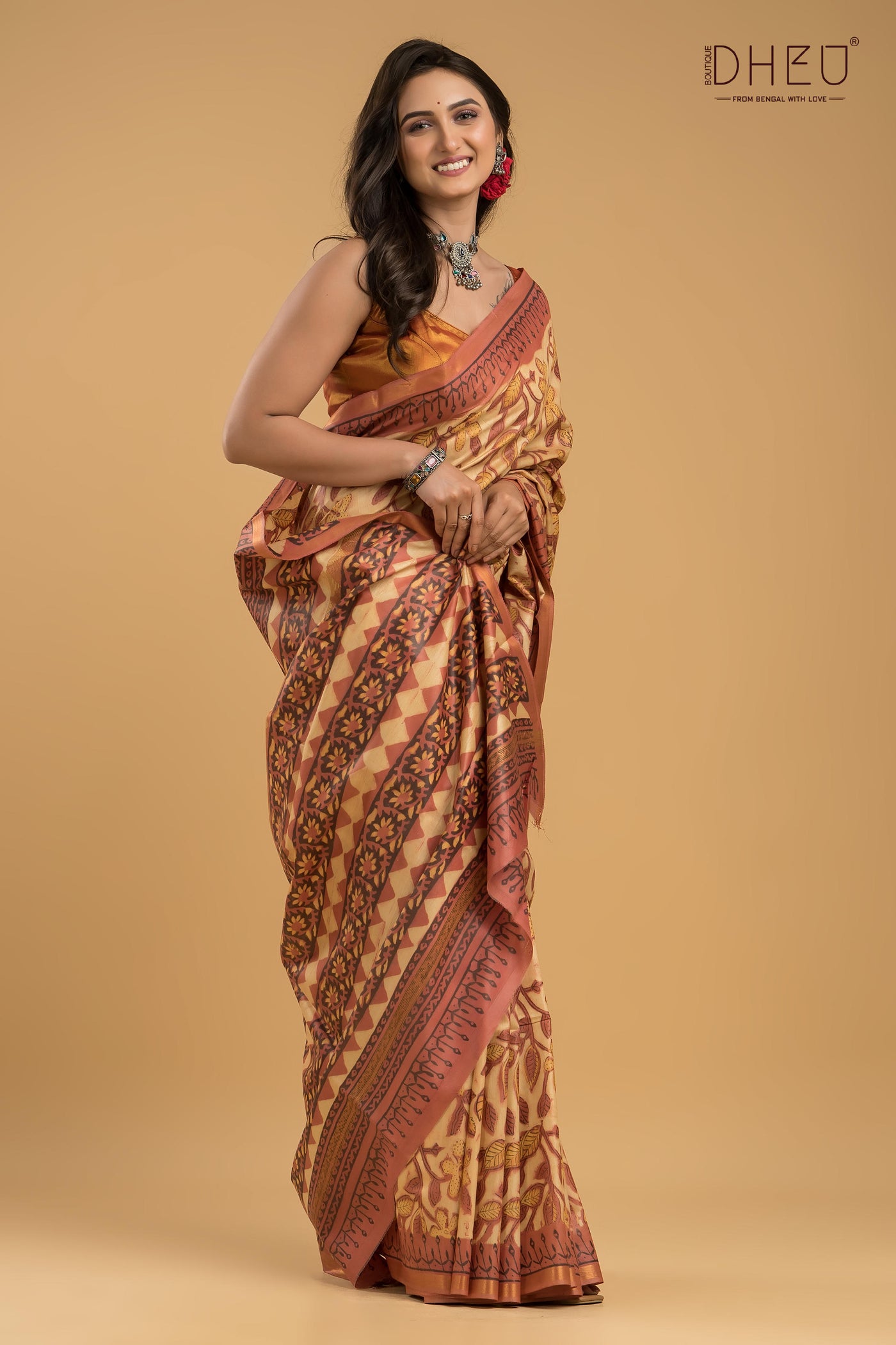 Exclusive Chanderi Multani Silk Saree