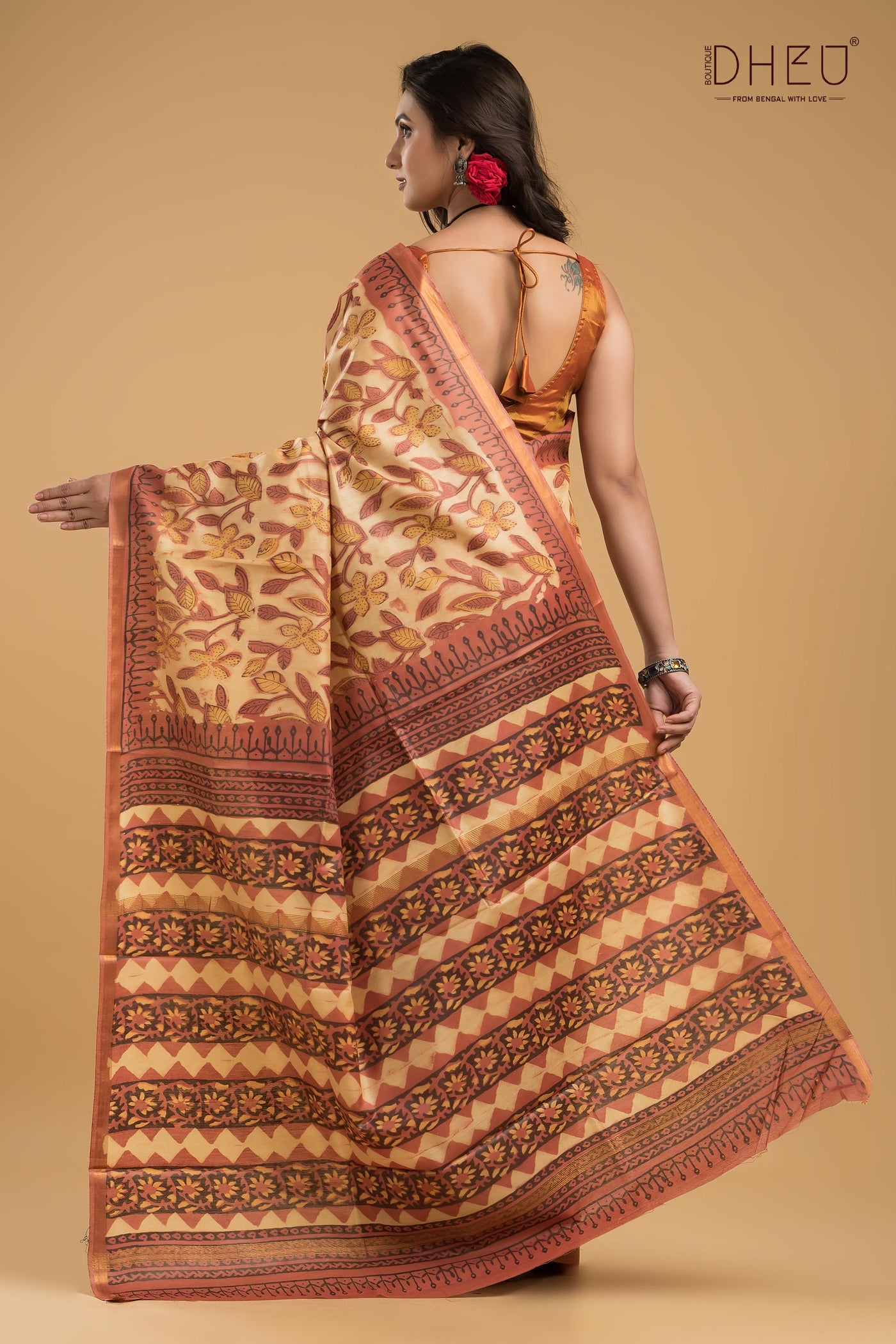 Exclusive Chanderi Multani Silk Saree