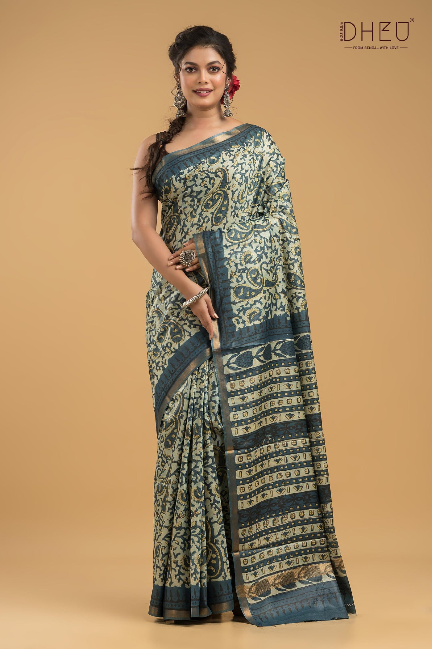 Exclusive Chanderi Multani Silk Saree