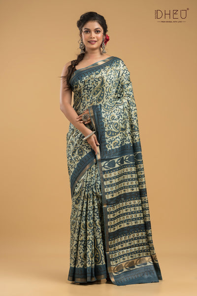 Exclusive Chanderi Multani Silk Saree