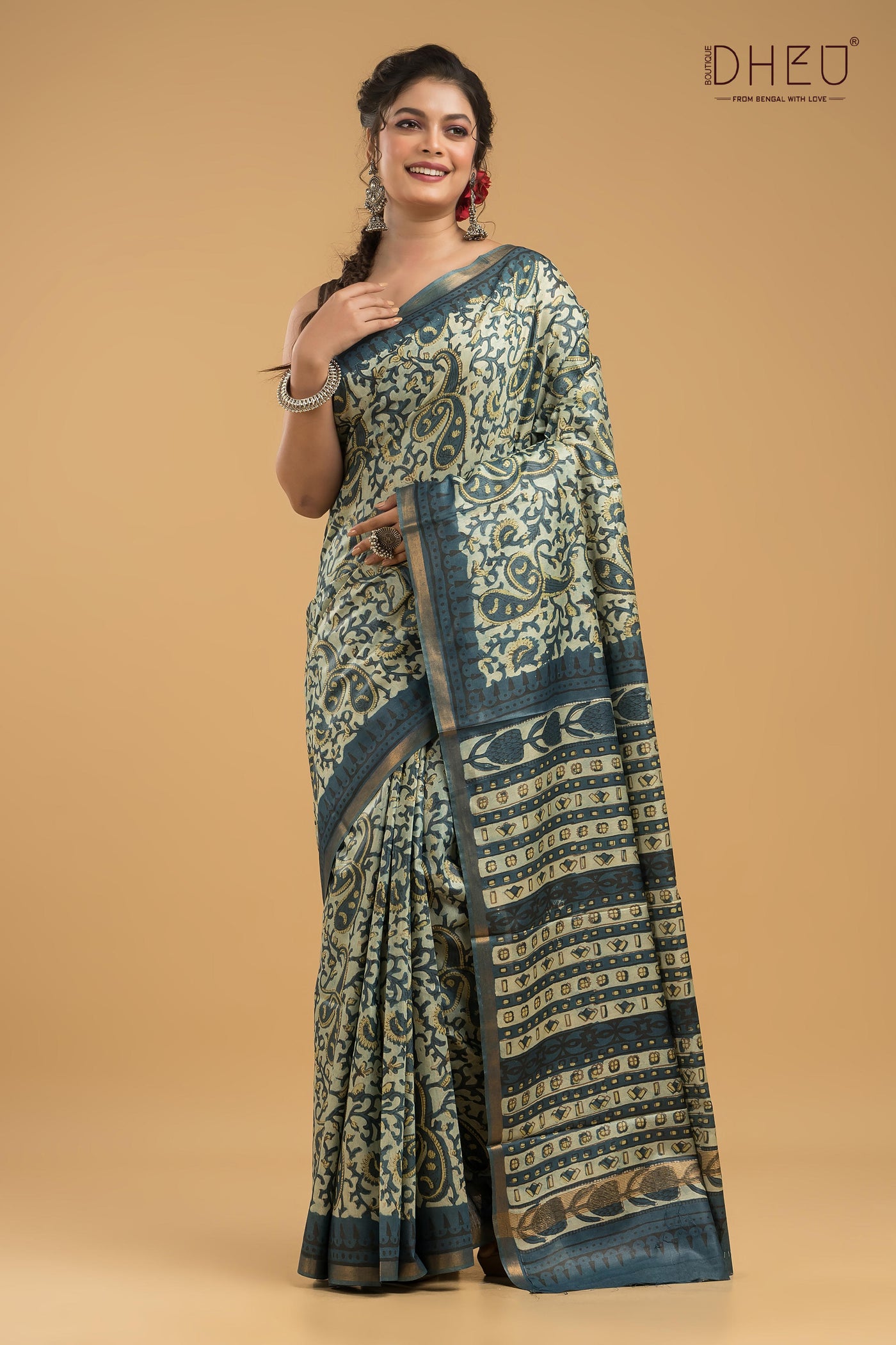 Exclusive Chanderi Multani Silk Saree