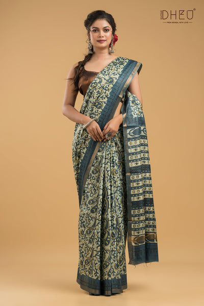 Exclusive Chanderi Multani Silk Saree