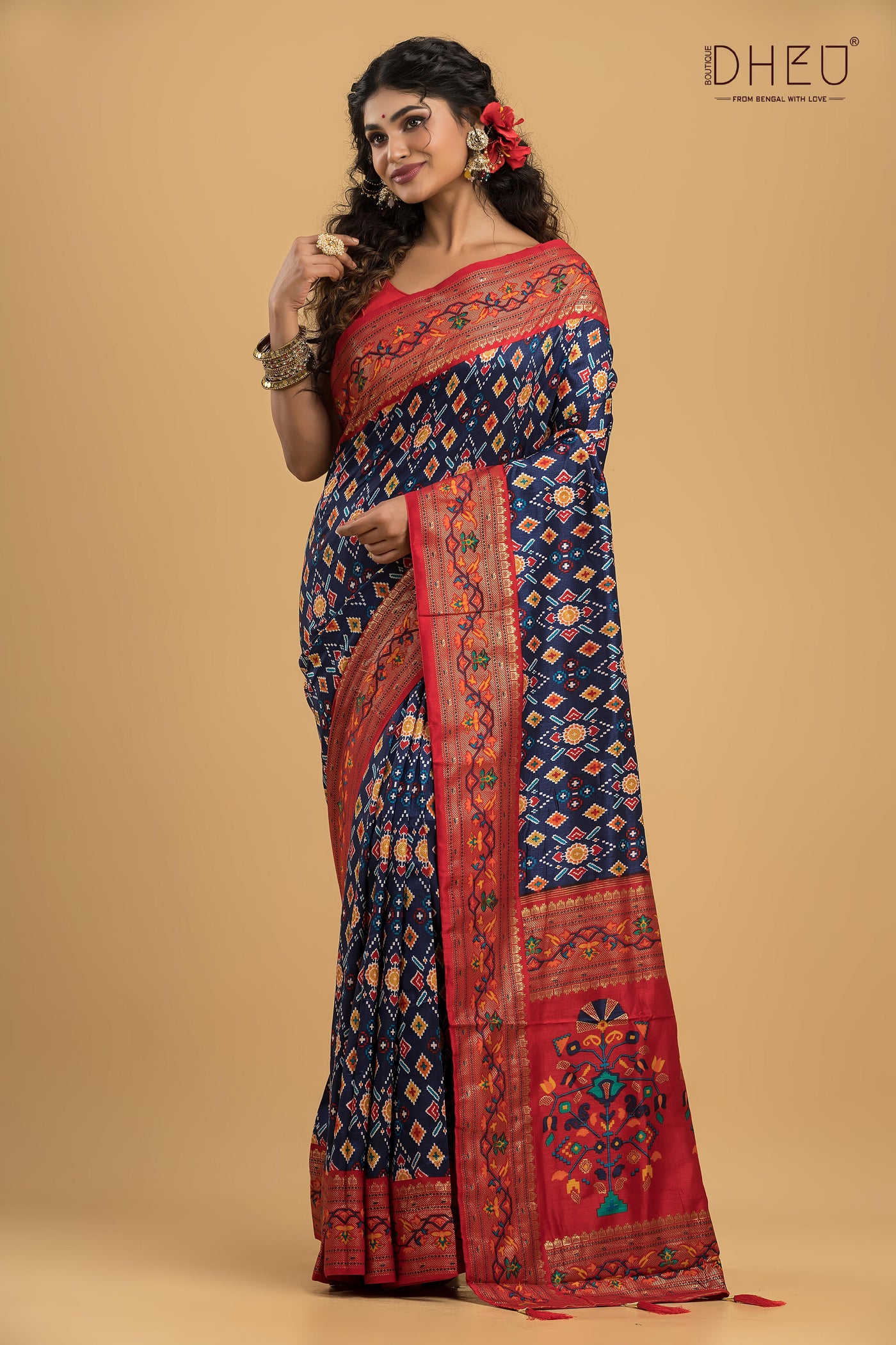 Exclusive Designer Patola Silk Saree