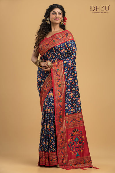 Exclusive Designer Patola Silk Saree