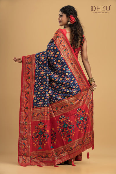 Exclusive Designer Patola Silk Saree