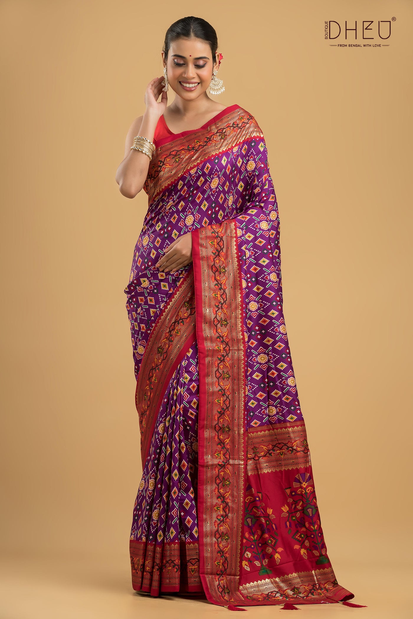 Exclusive Designer Patola Silk Saree