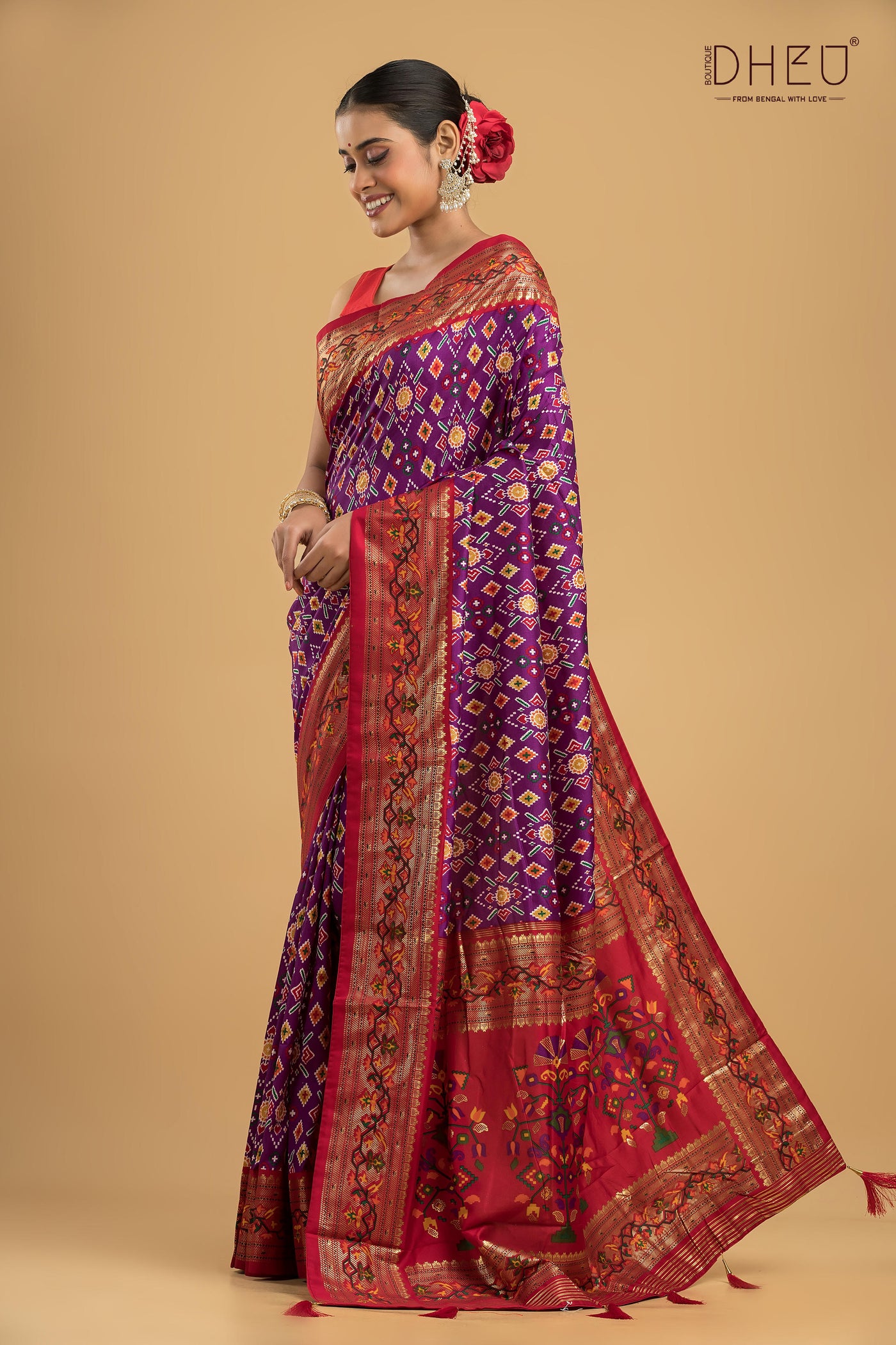 Exclusive Designer Patola Silk Saree