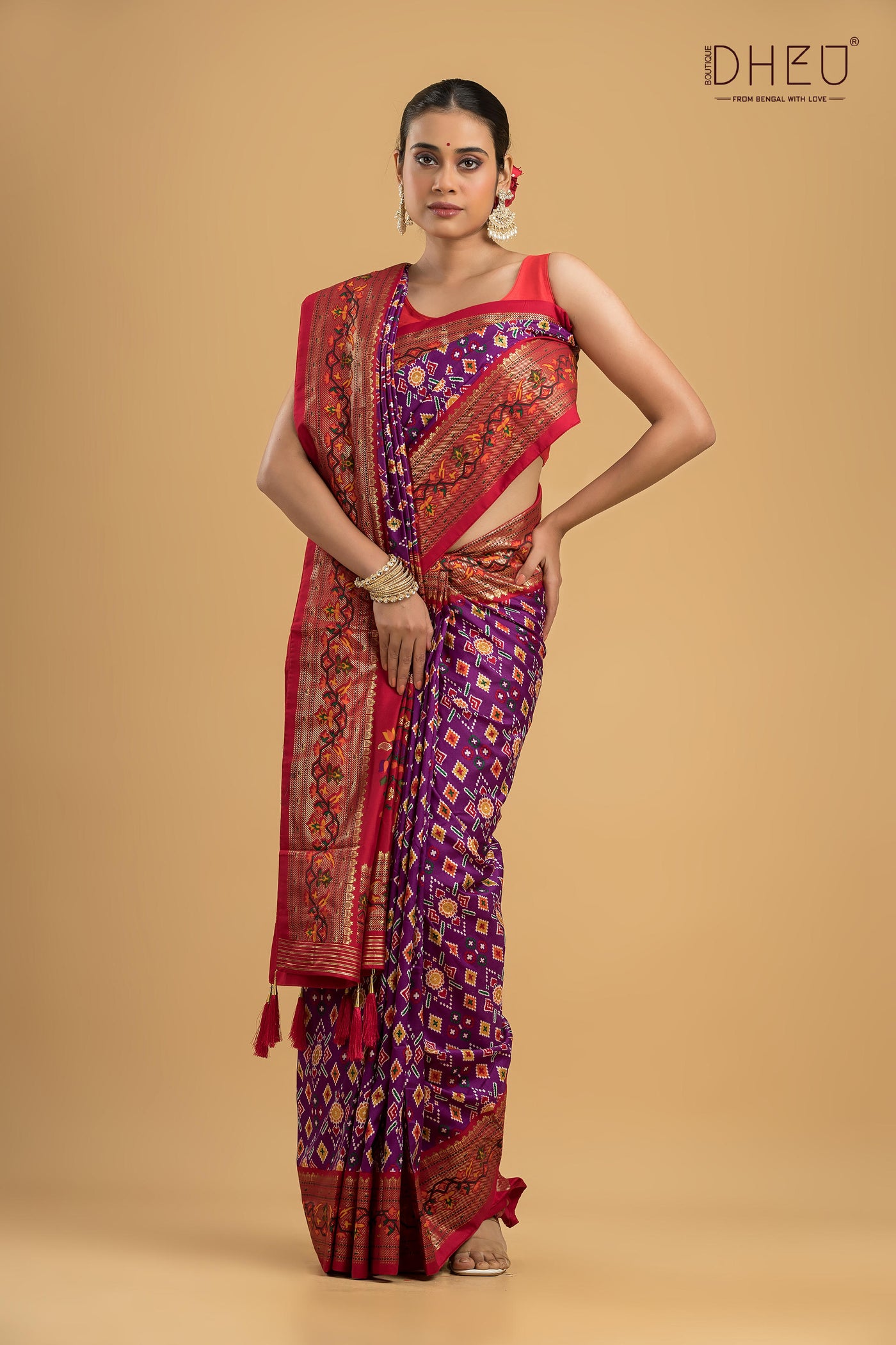 Exclusive Designer Patola Silk Saree