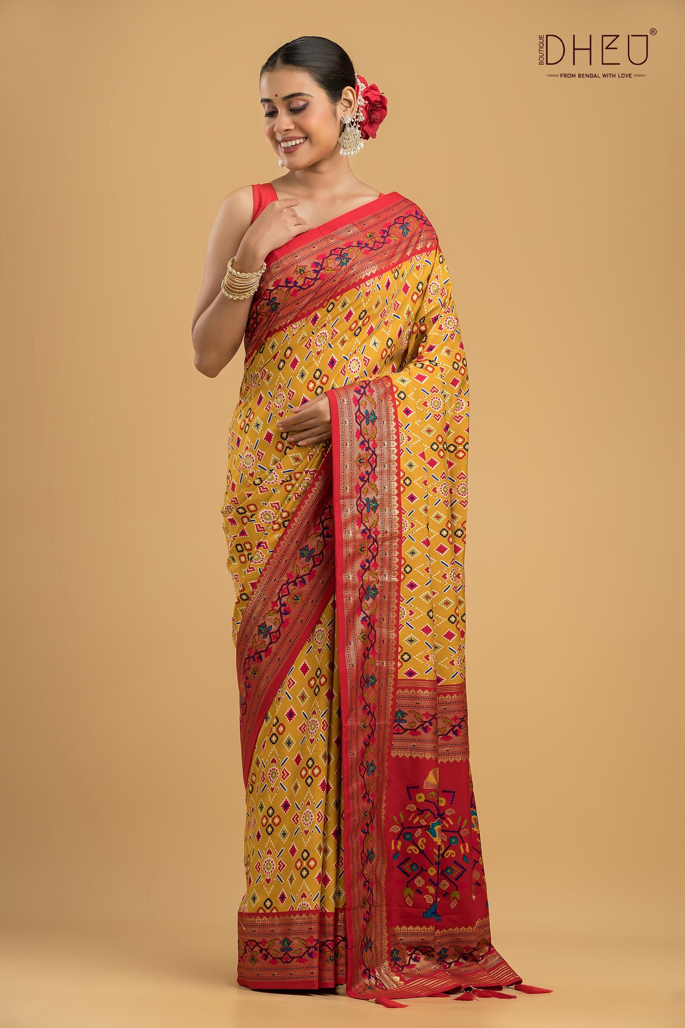 Exclusive Designer Patola Silk Saree