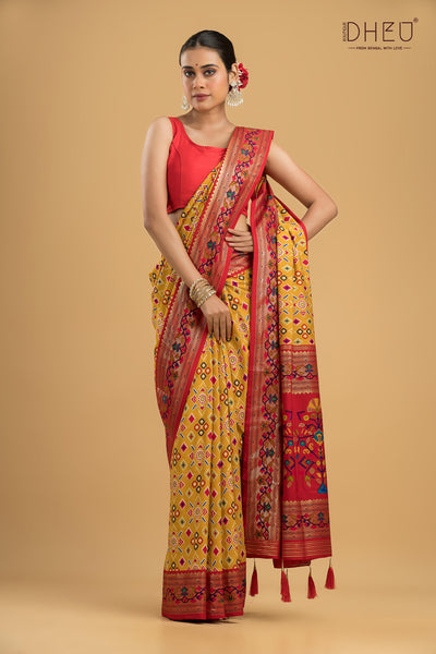 Exclusive Designer Patola Silk Saree