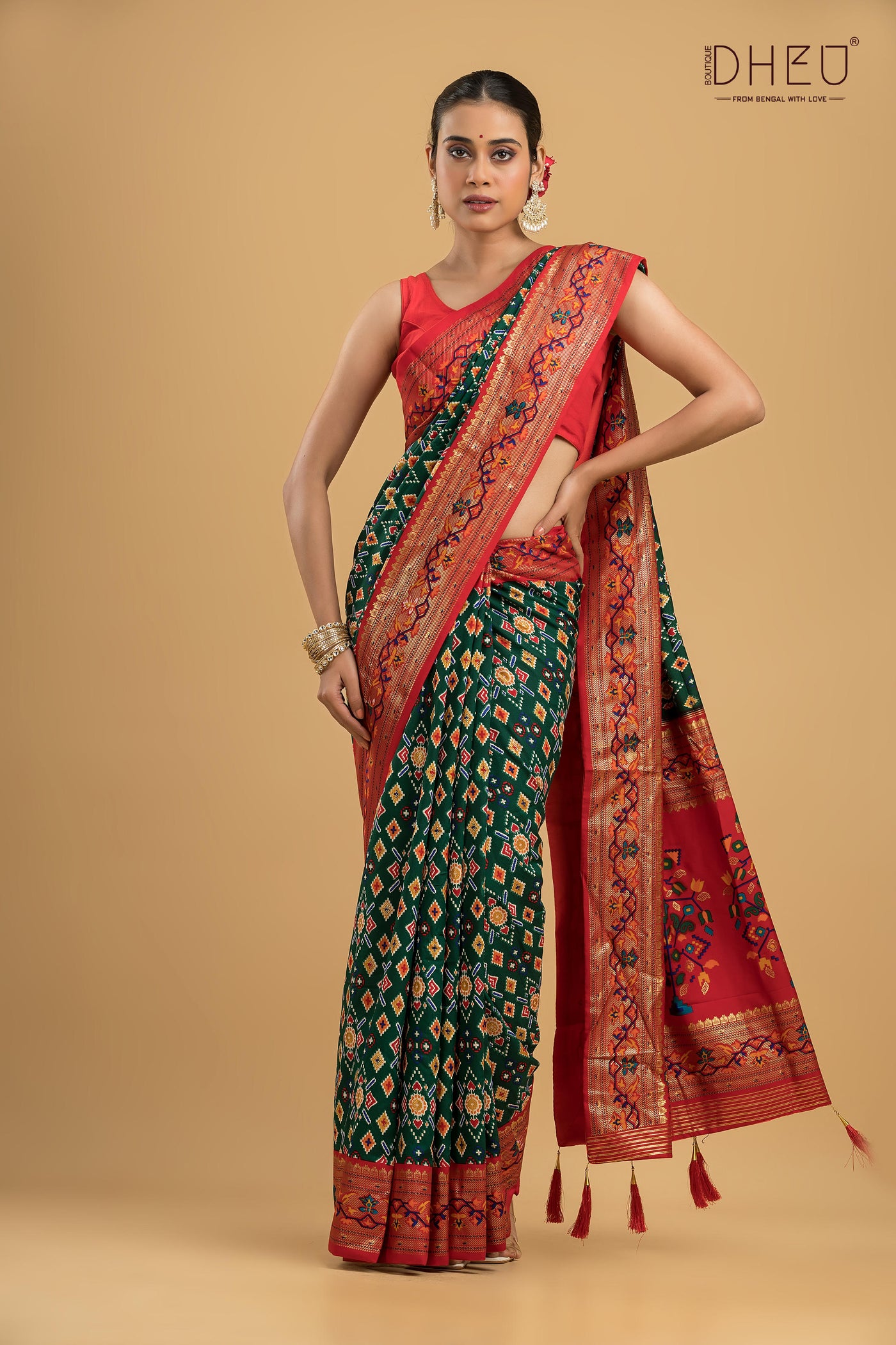 Exclusive Designer Patola Silk Saree