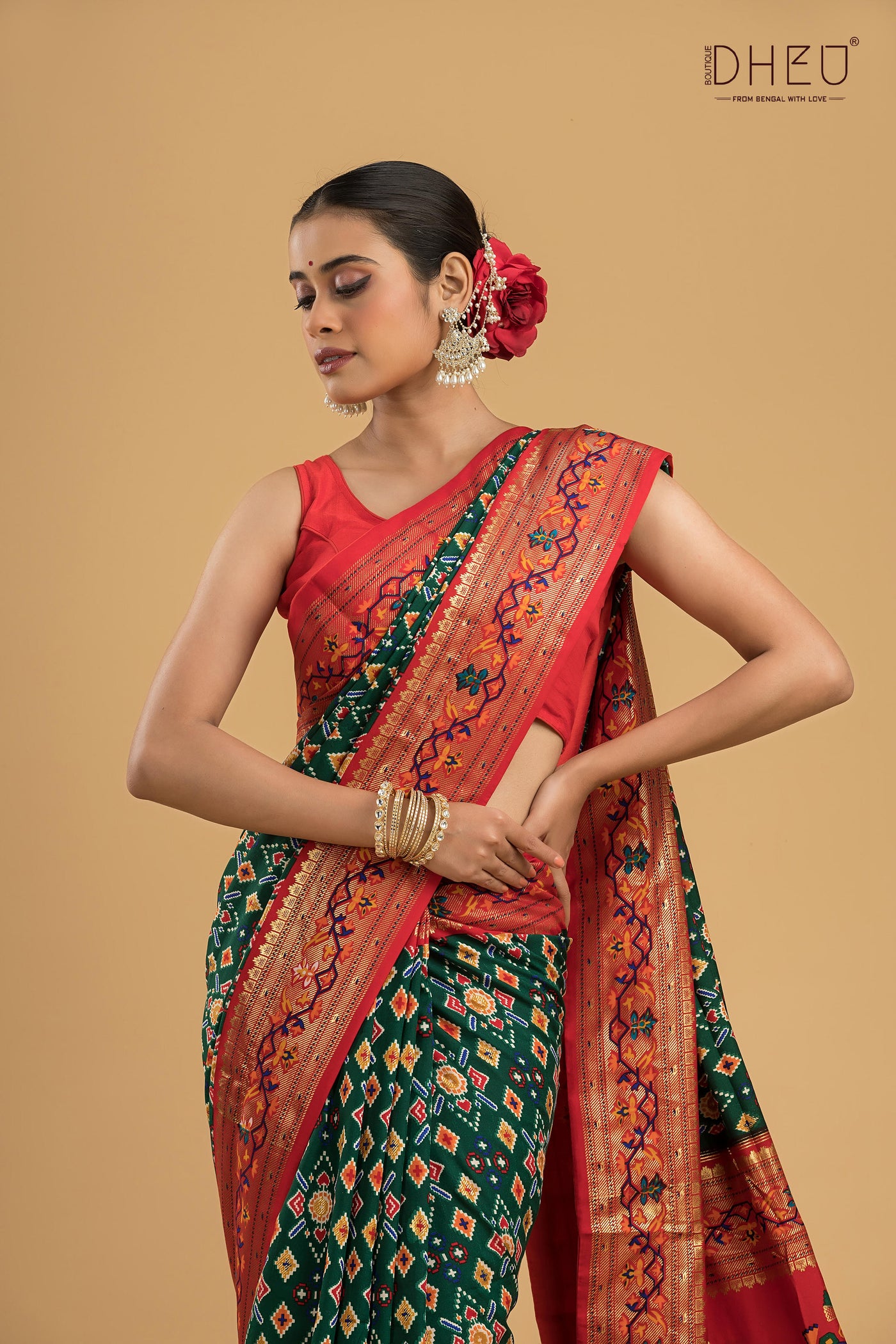 Exclusive Designer Patola Silk Saree