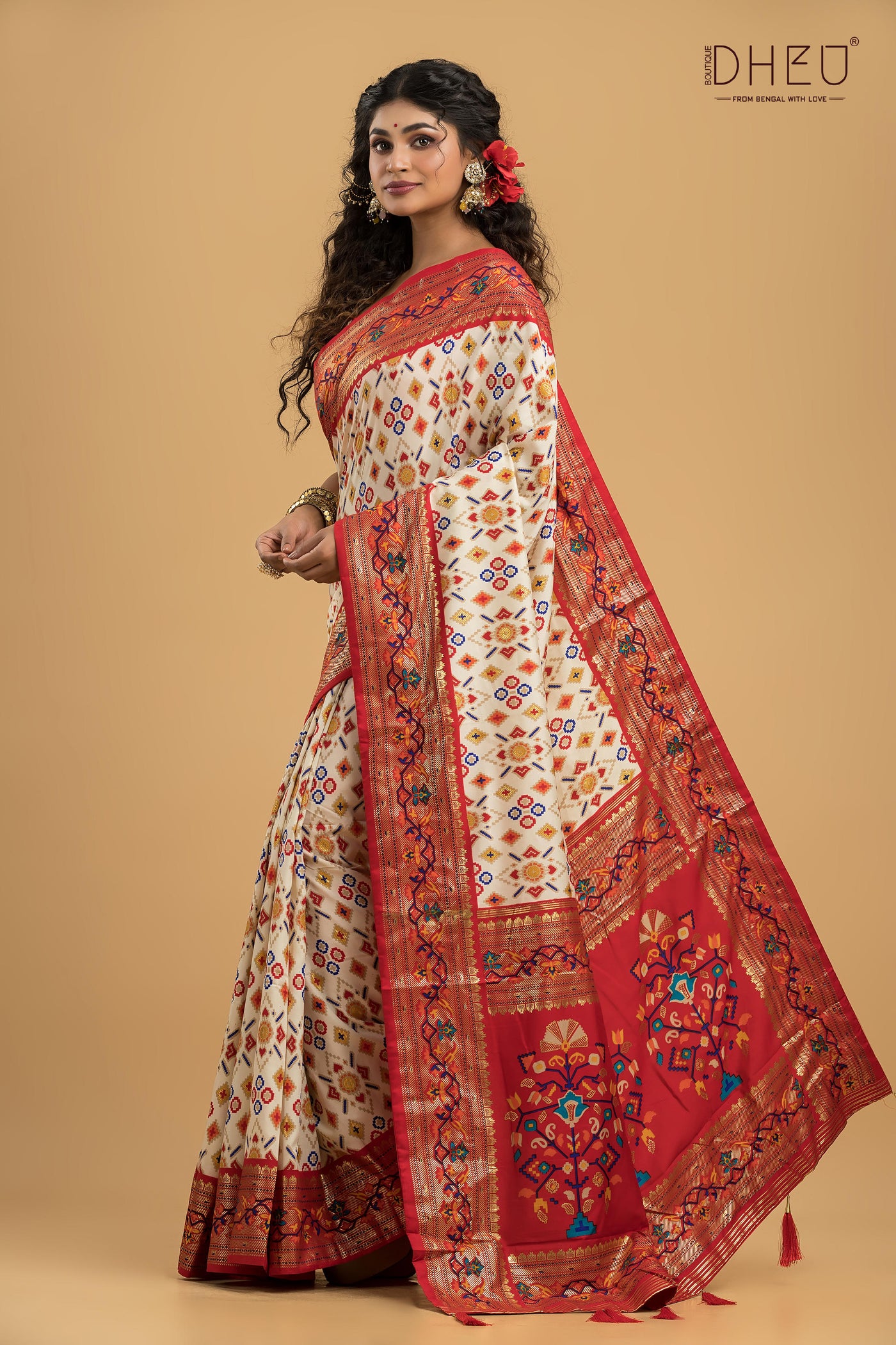 Exclusive Designer Patola Silk Saree