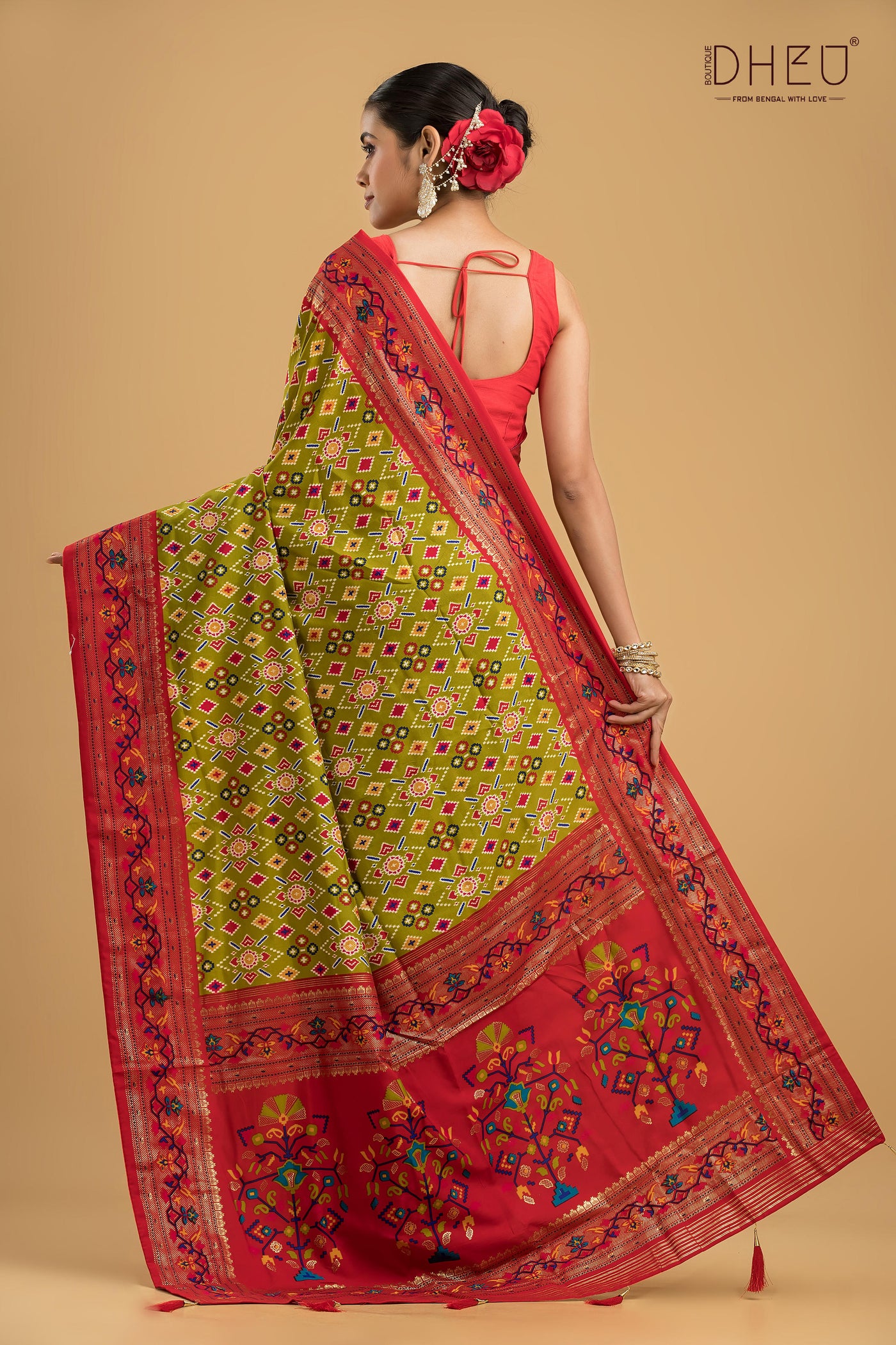 Exclusive Designer Patola Silk Saree