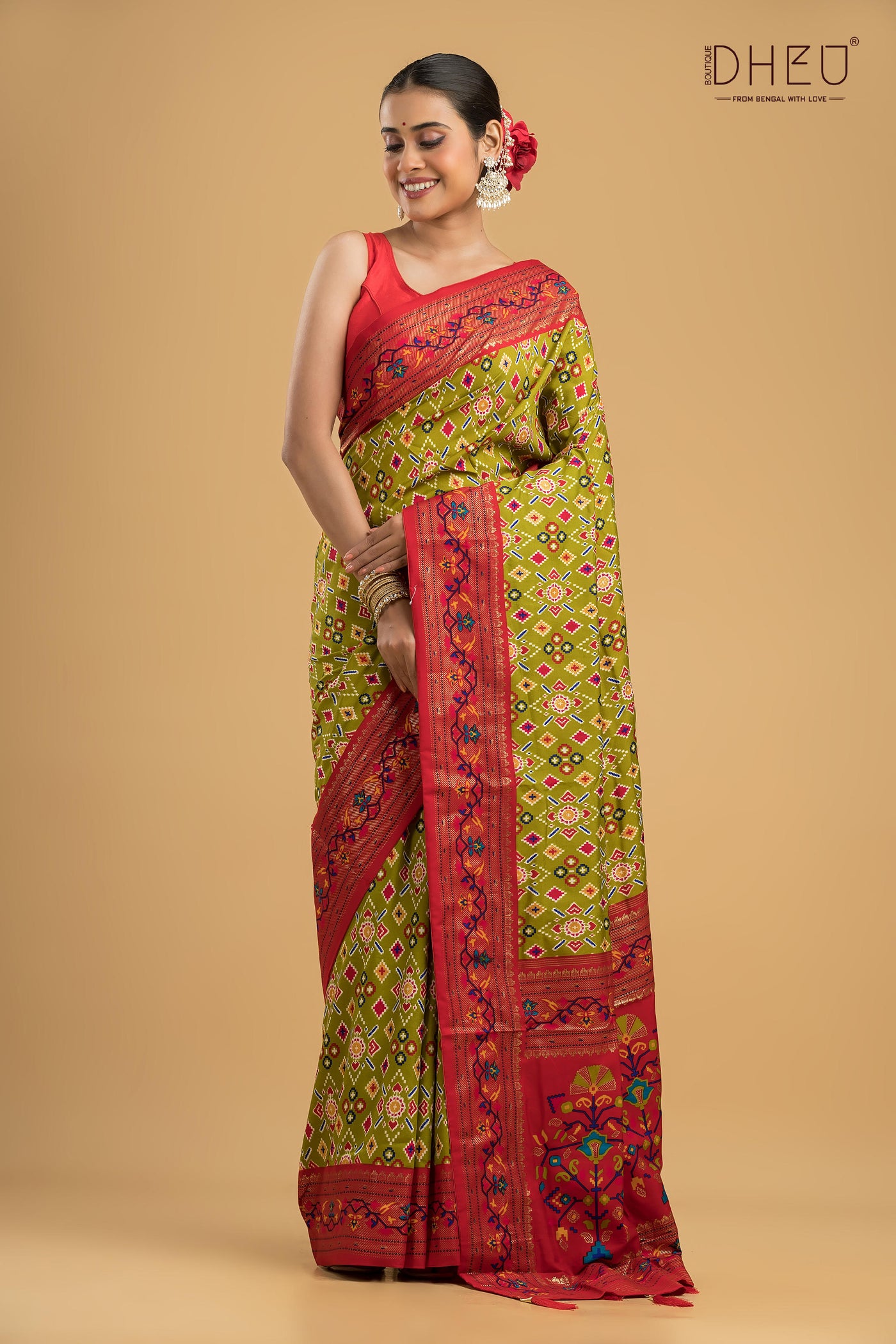 Exclusive Designer Patola Silk Saree