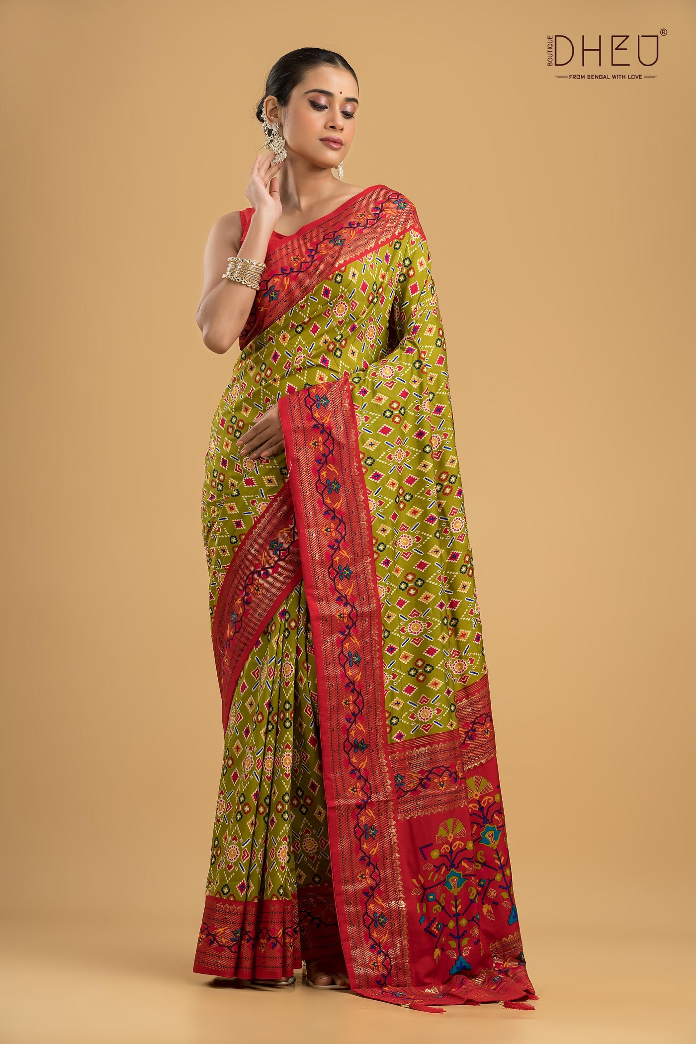 Exclusive Designer Patola Silk Saree