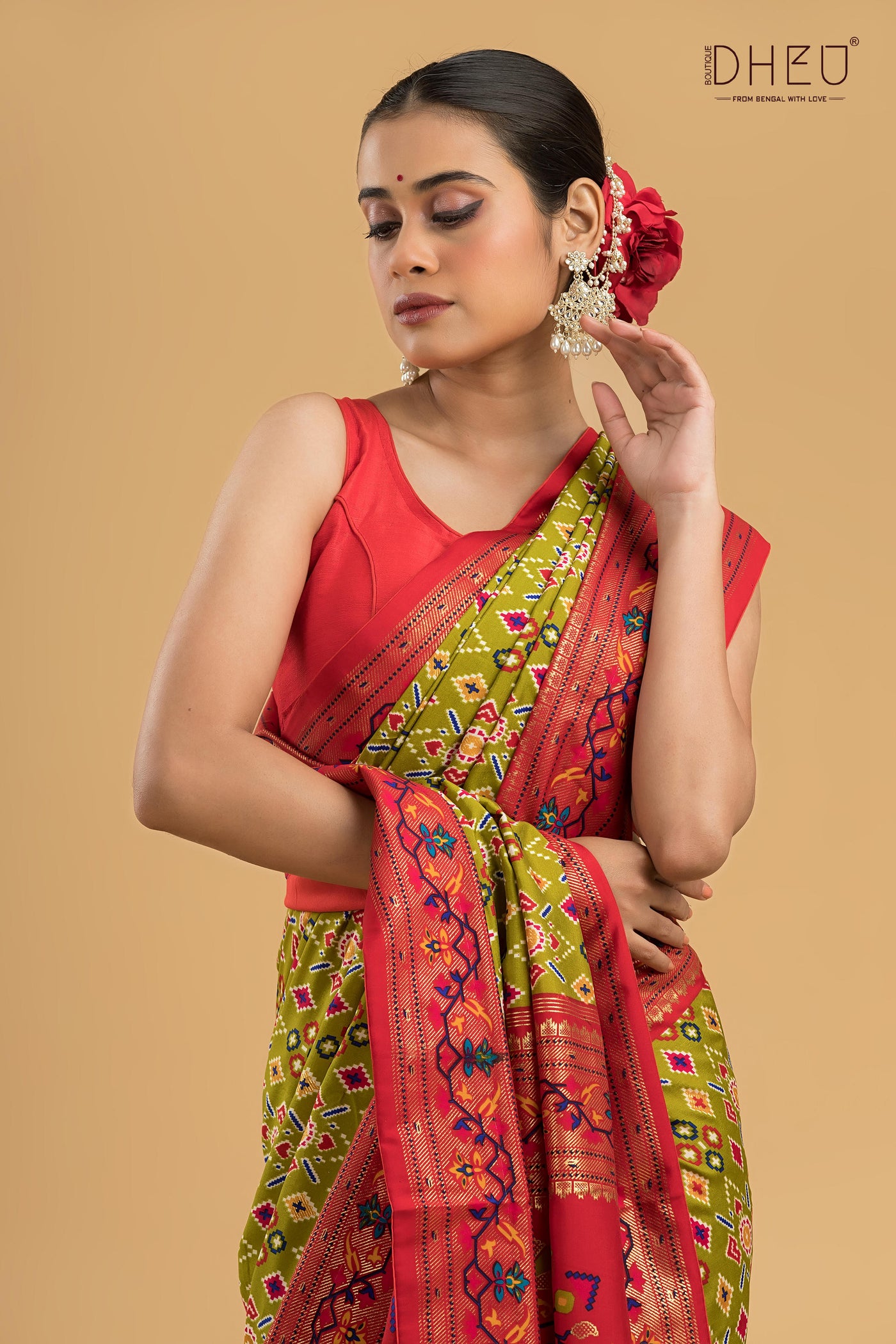 Exclusive Designer Patola Silk Saree