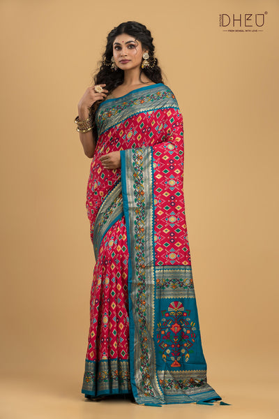 Exclusive Designer Patola Silk Saree