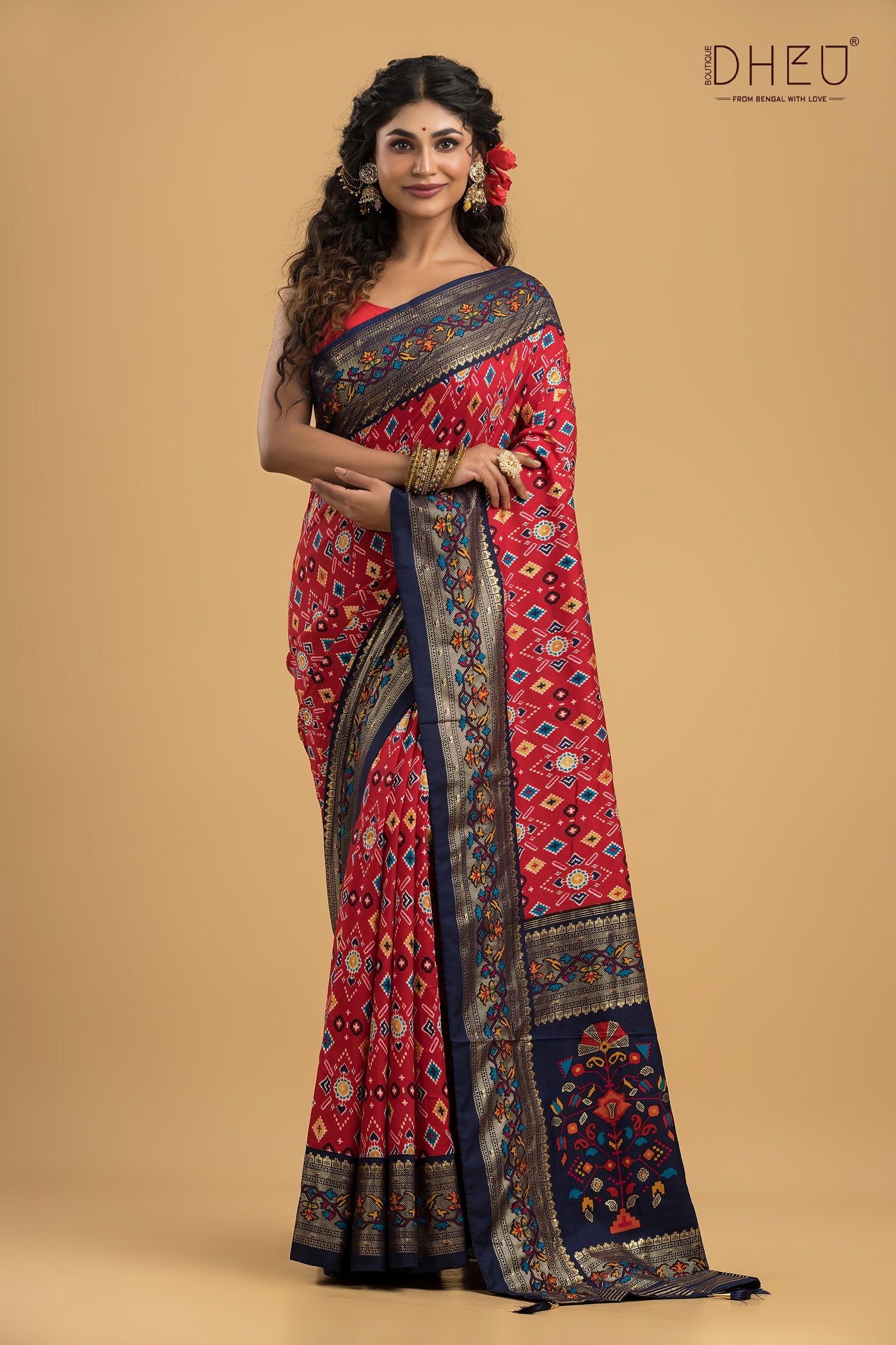 Exclusive Designer Patola Silk Saree