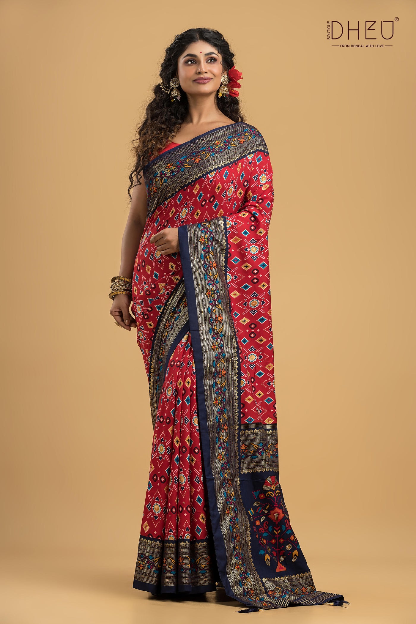 Exclusive Designer Patola Silk Saree