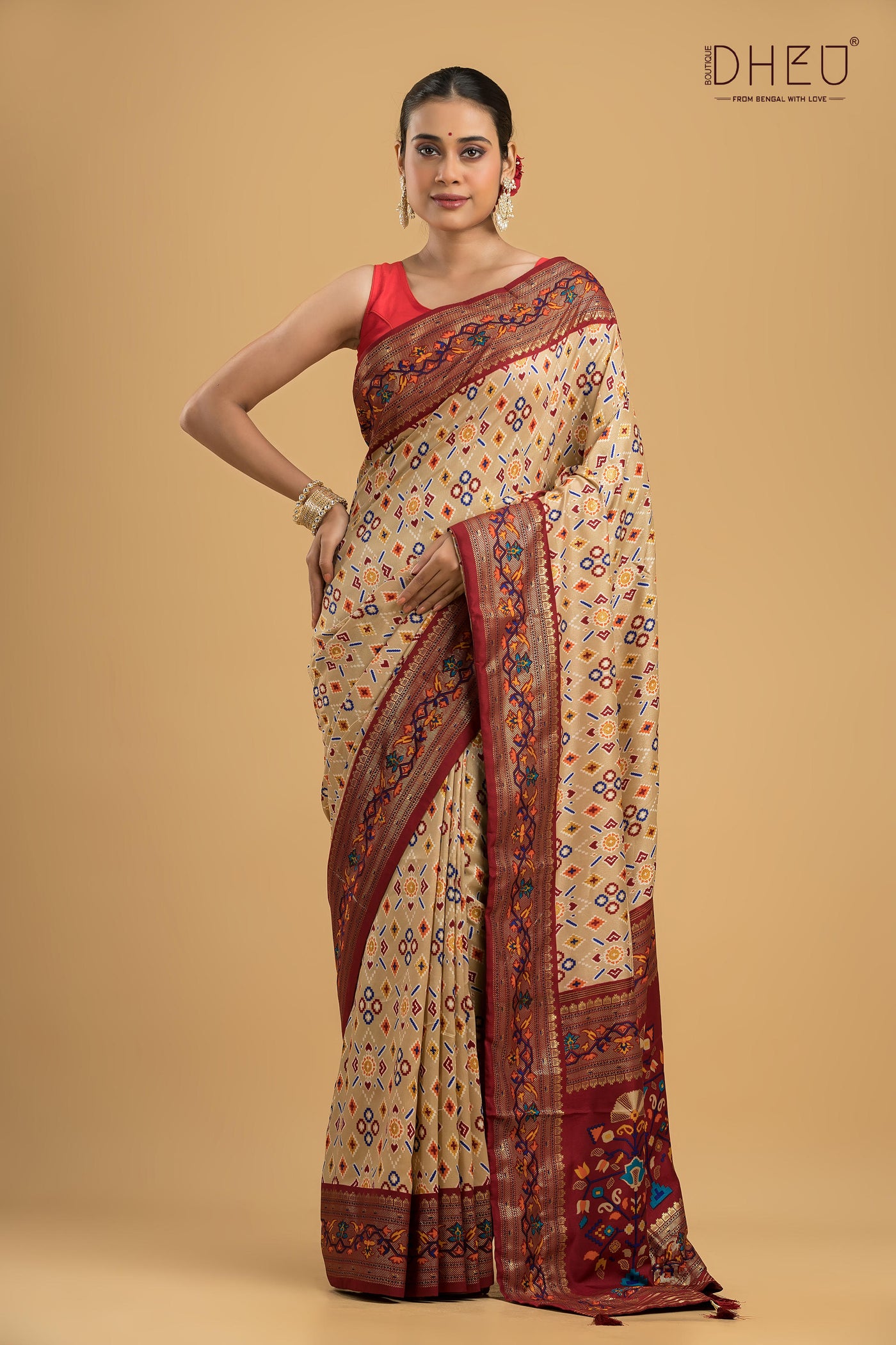 Exclusive Designer Patola Silk Saree