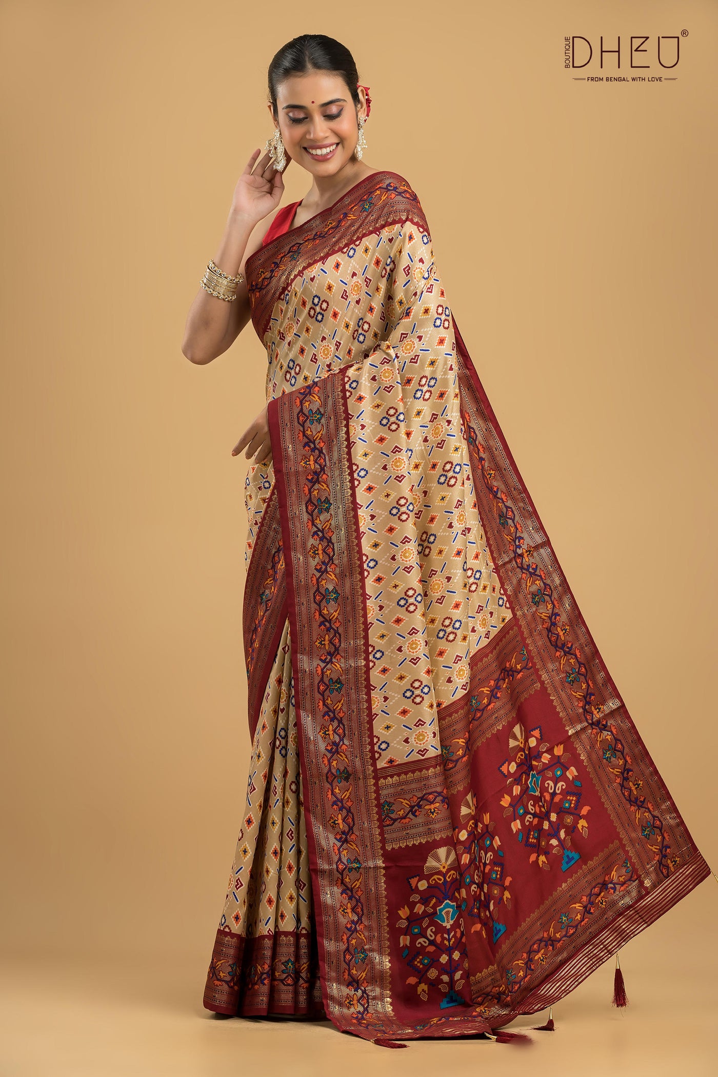 Exclusive Designer Patola Silk Saree