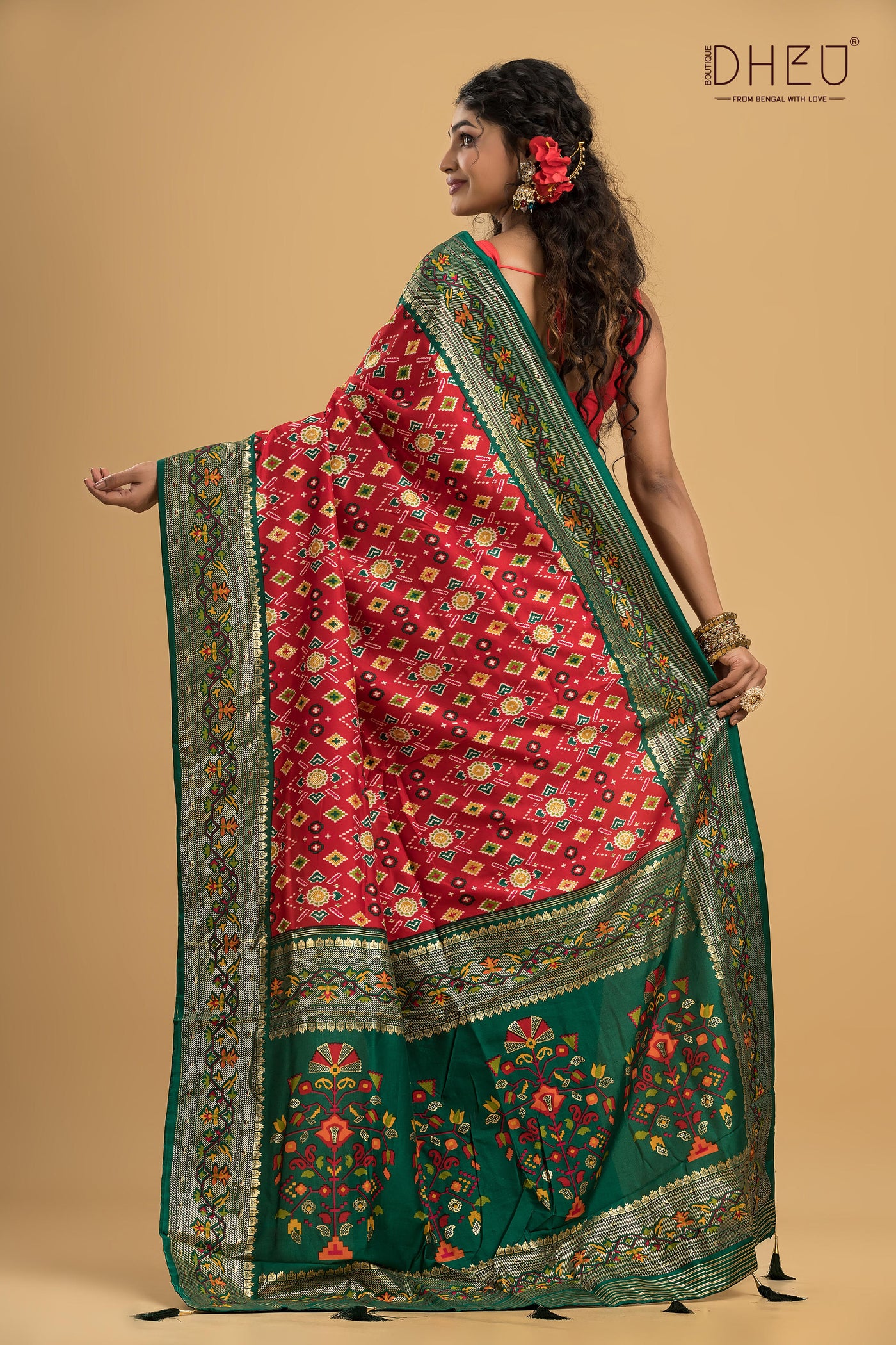 Exclusive Designer Patola Silk Saree