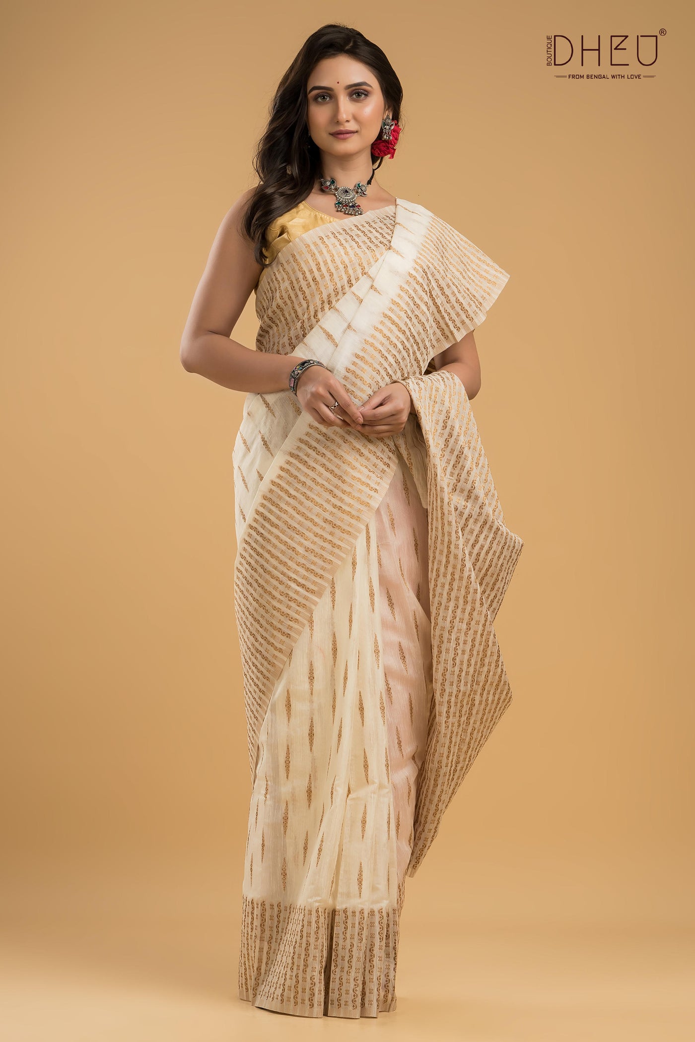 Designer Muga Silk Saree