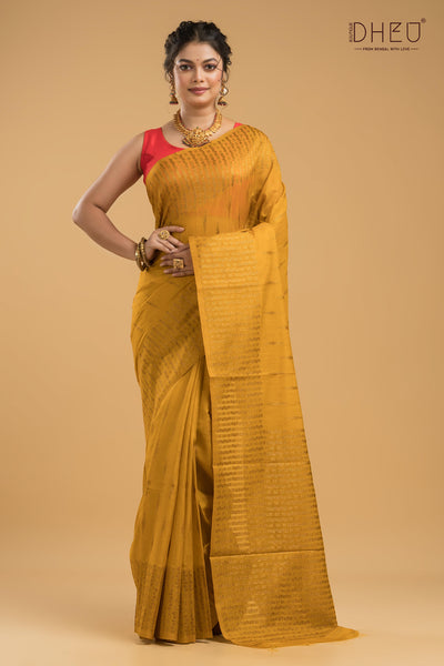 Designer Muga Silk Saree