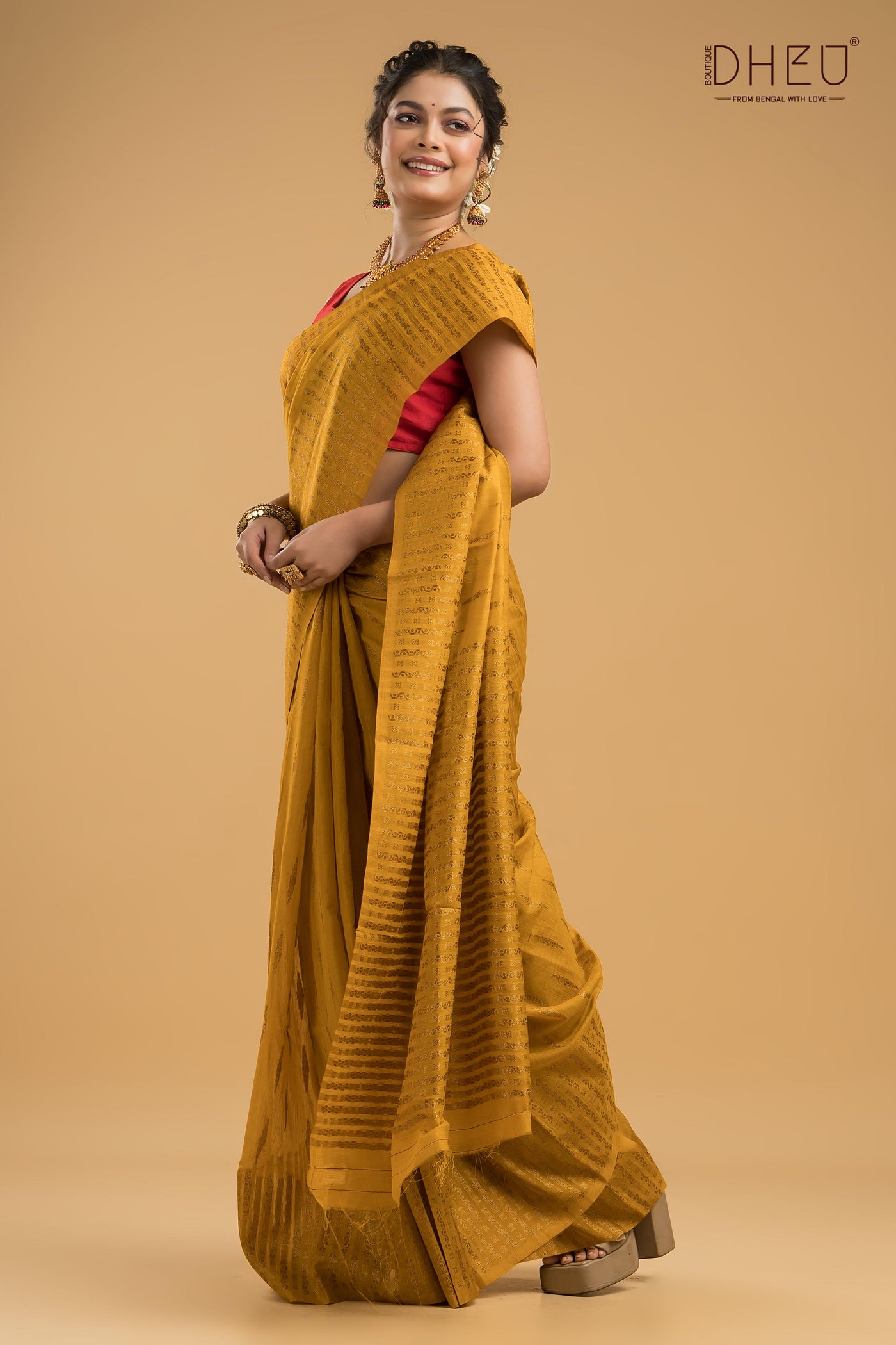 Designer Muga Silk Saree