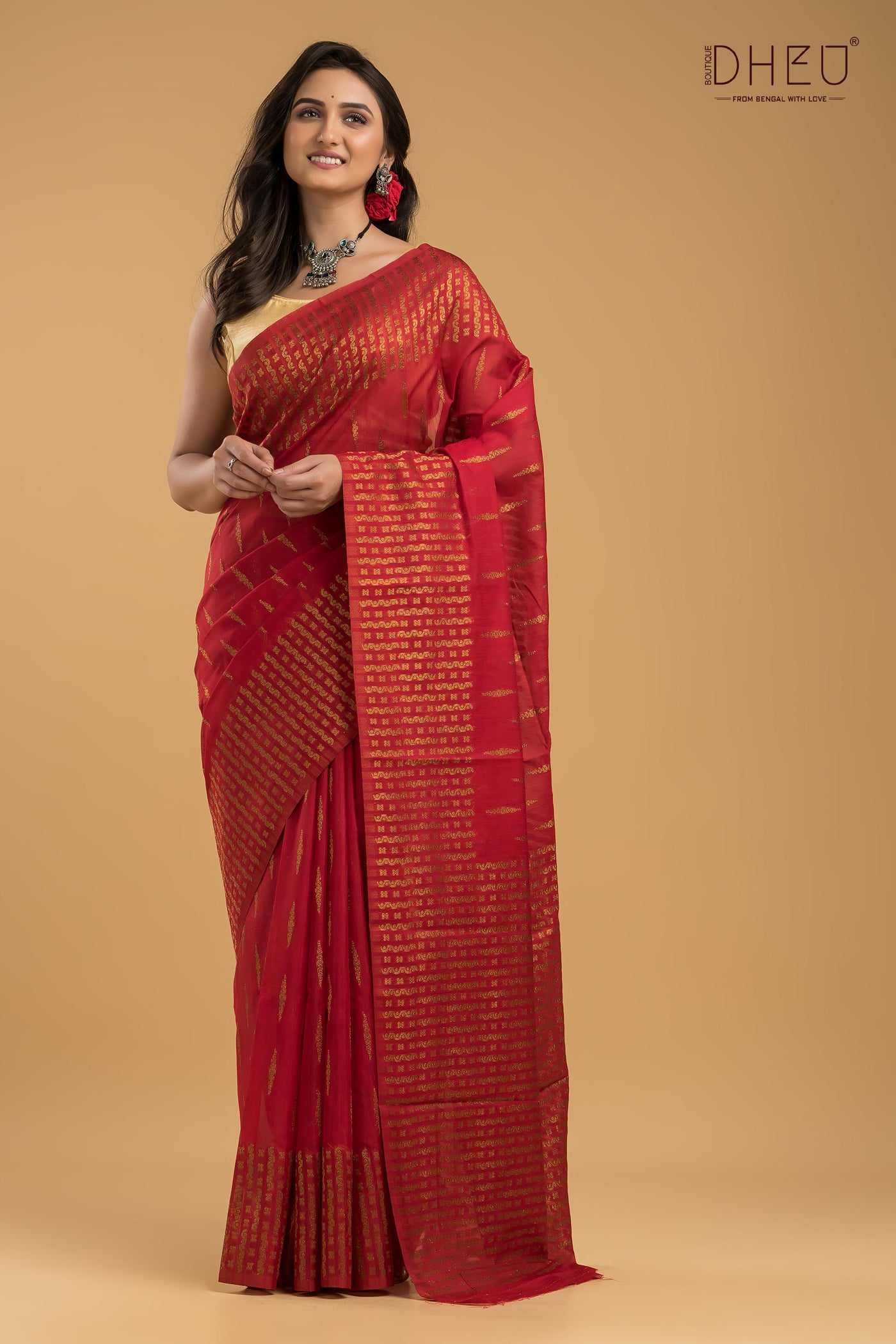 Designer Muga Silk Saree