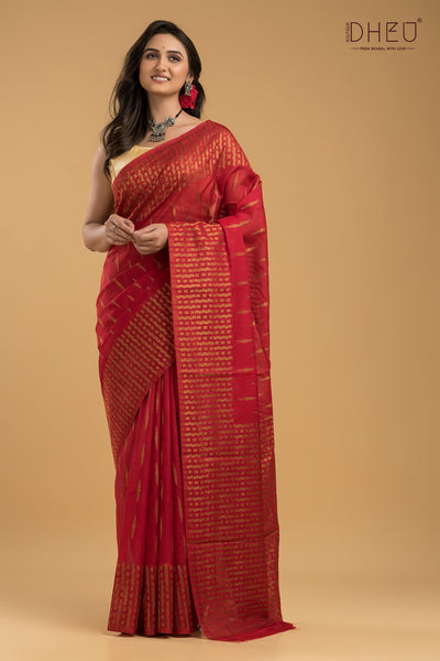 Designer Muga Silk Saree