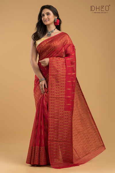 Designer Muga Silk Saree