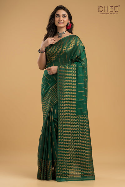 Designer Muga Silk Saree