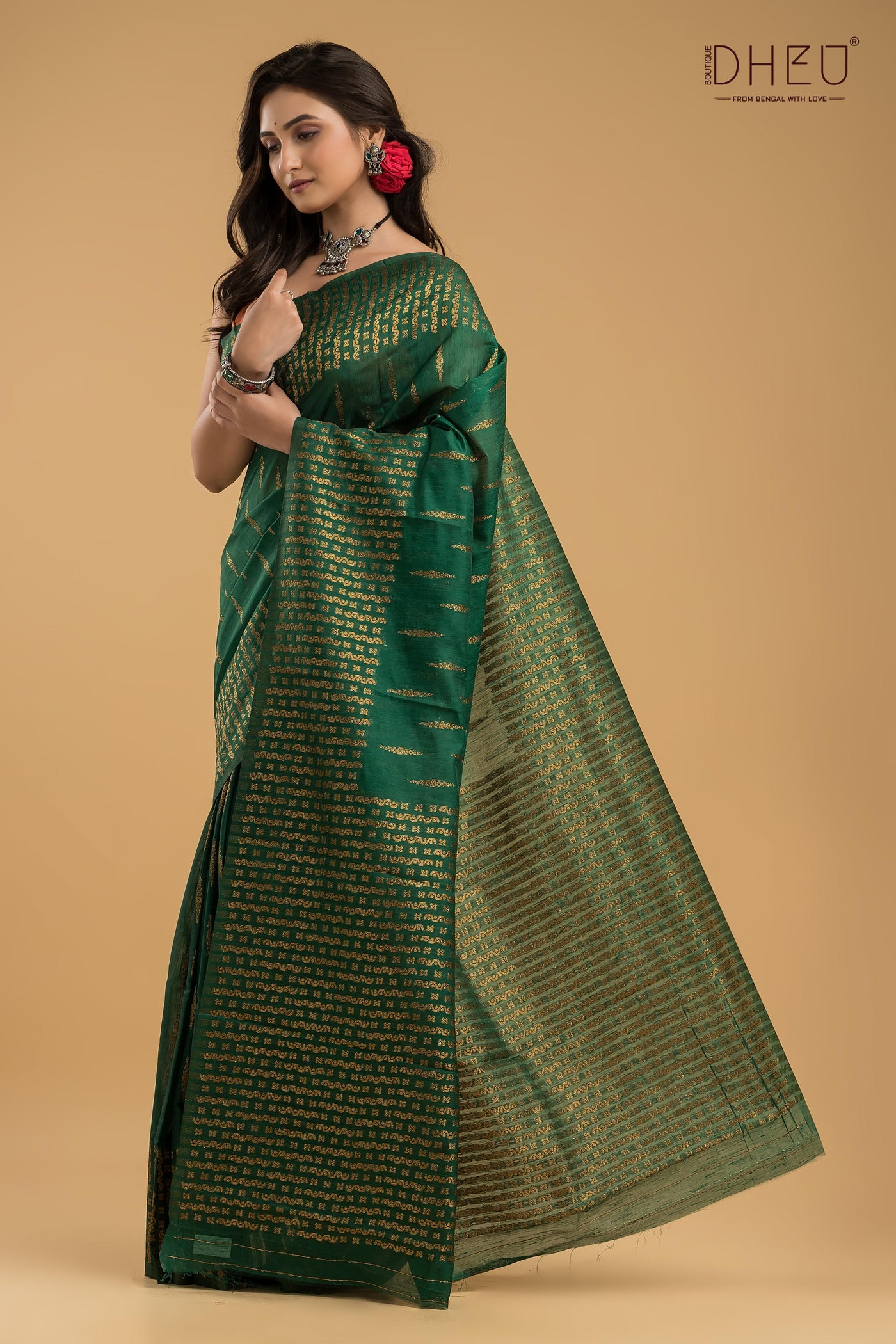 Designer Muga Silk Saree