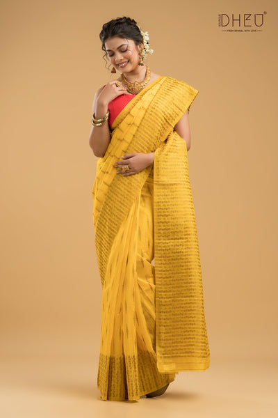 Designer Muga Silk Saree