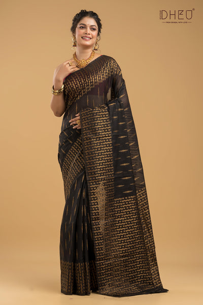 Designer Muga Silk Saree