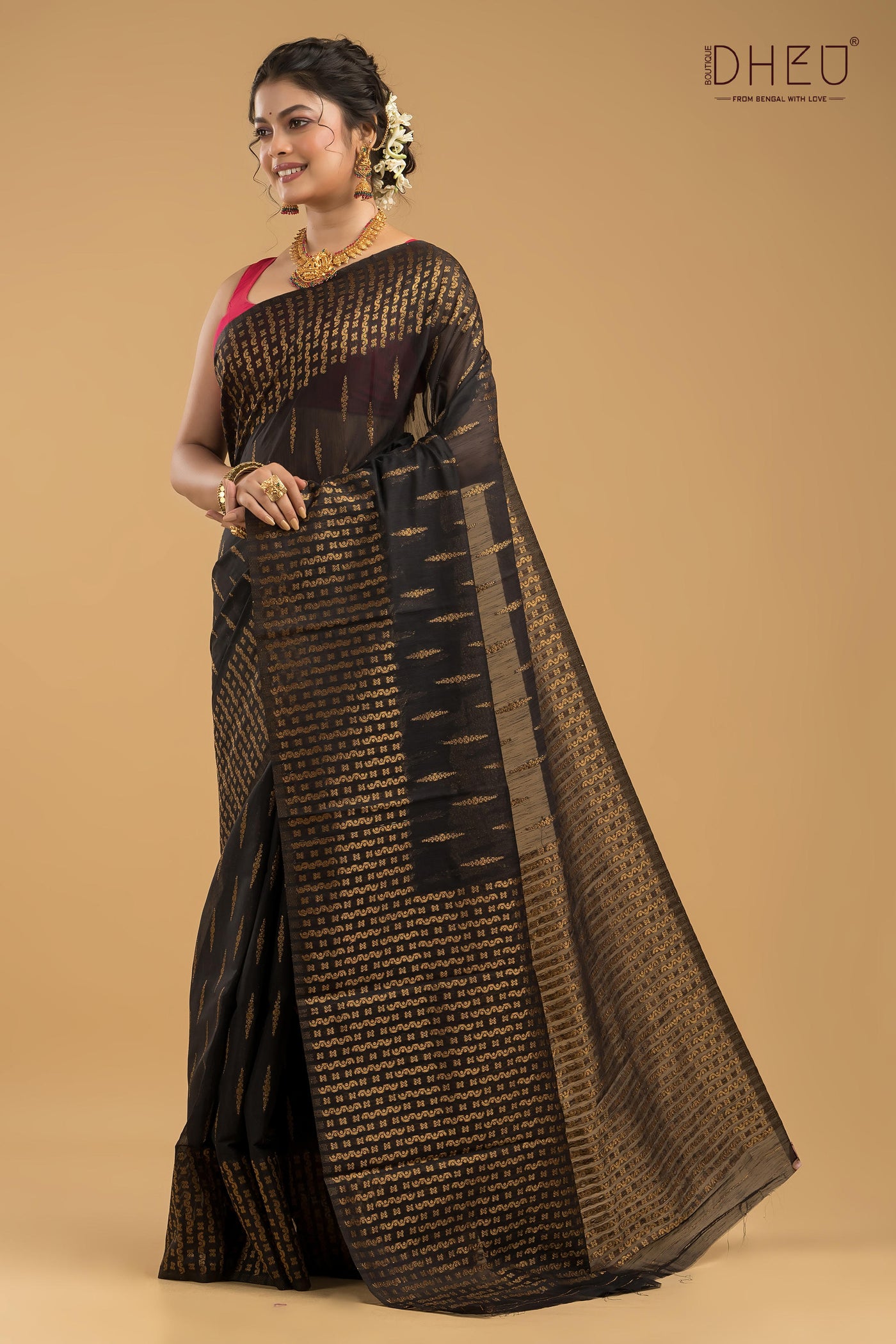 Designer Muga Silk Saree