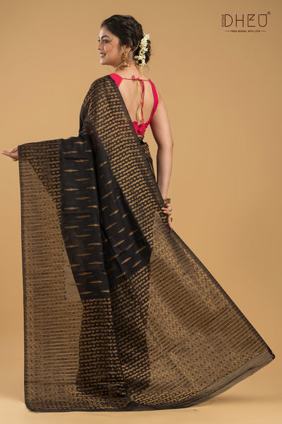 Designer Muga Silk Saree