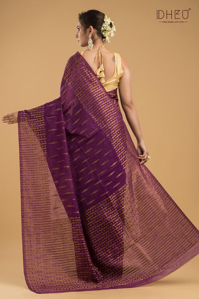 Designer Muga Silk Saree