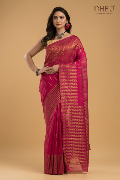 Designer Muga Silk Saree