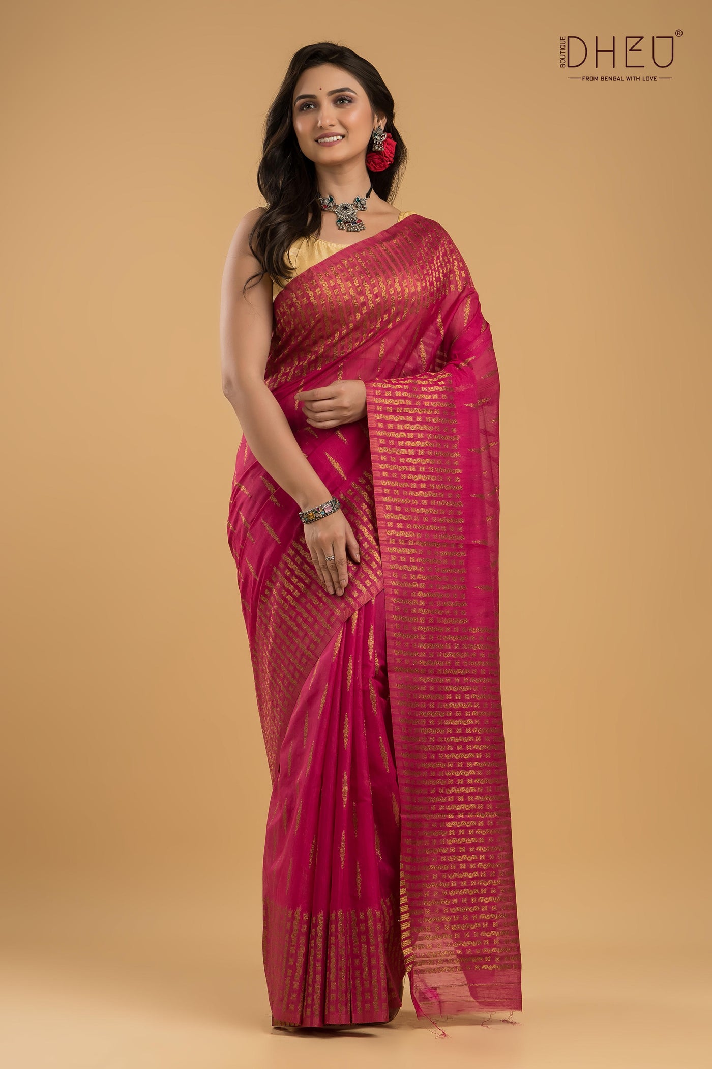 Designer Muga Silk Saree