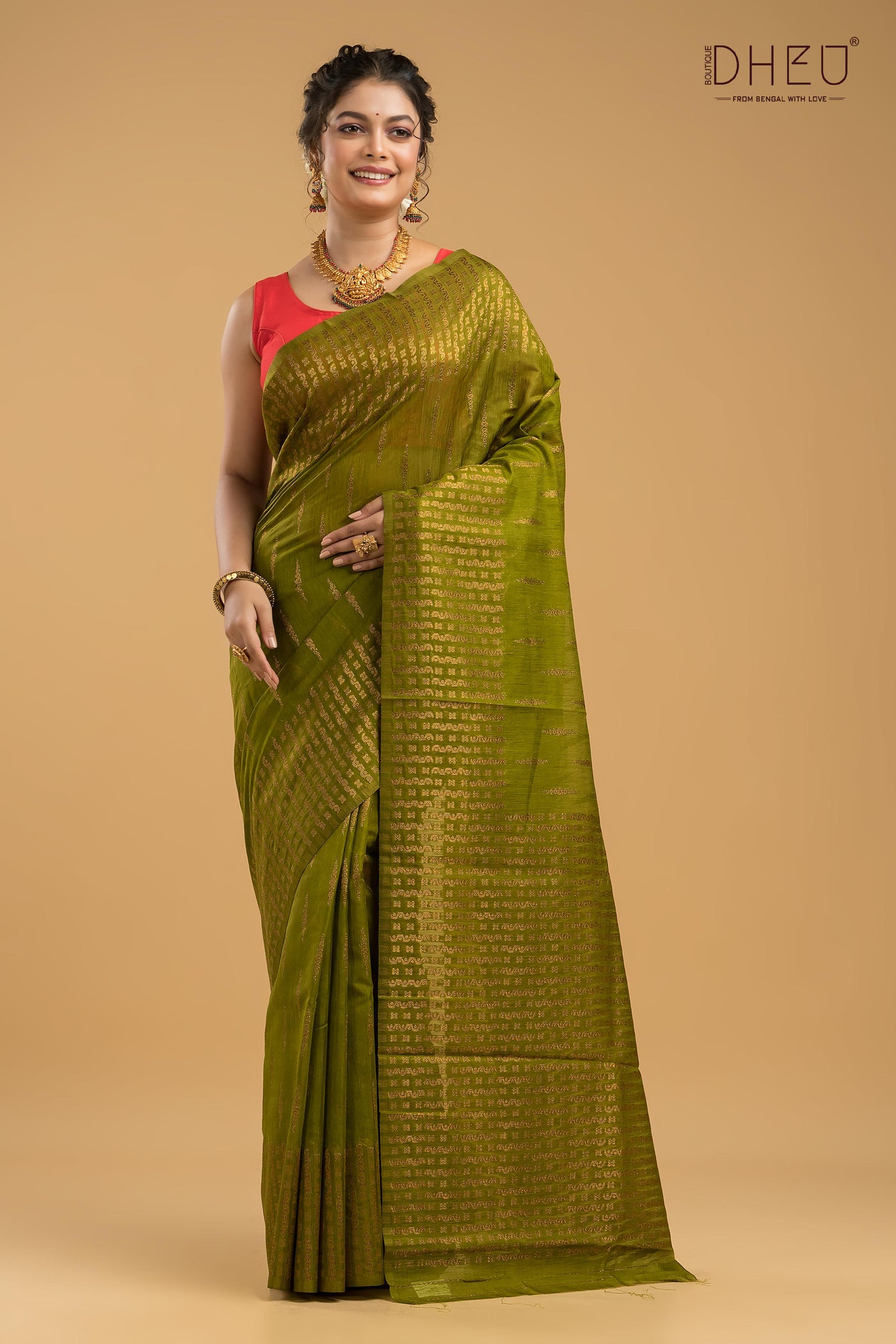 Designer Muga Silk Saree